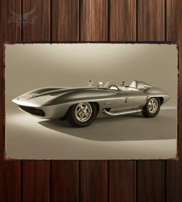 Металлическая табличка Corvette Stingray Racer Concept Car